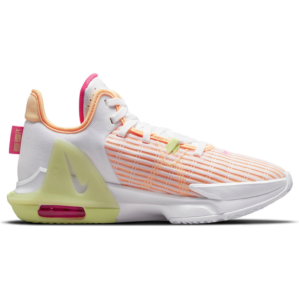 Nike Lebron Witness Basketball Boot/Shoe White/Light Lemon