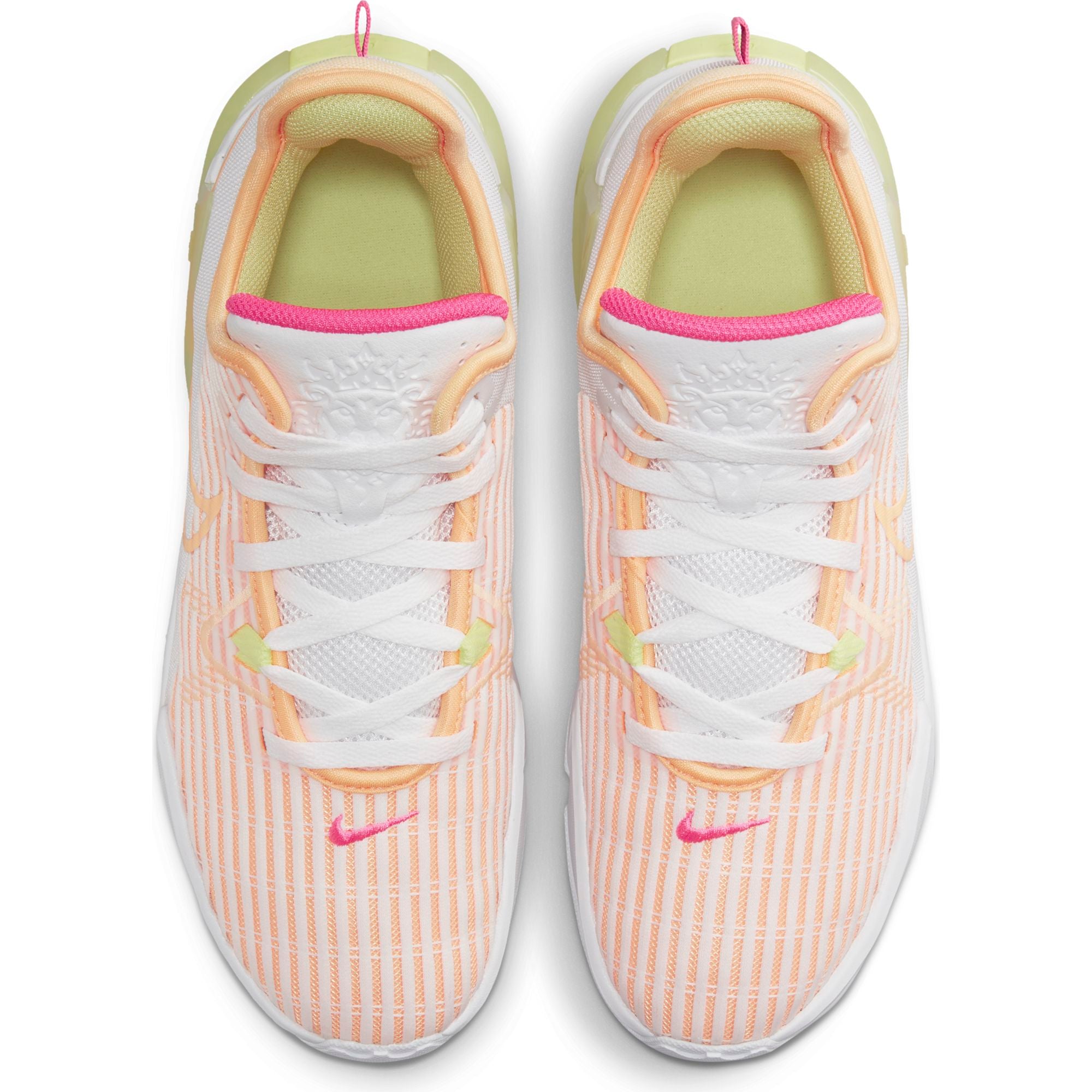 Nike Lebron Witness 6 Basketball Boot/Shoe - White/Light Lemon Twist/Melon Tint NK-CZ4052-101