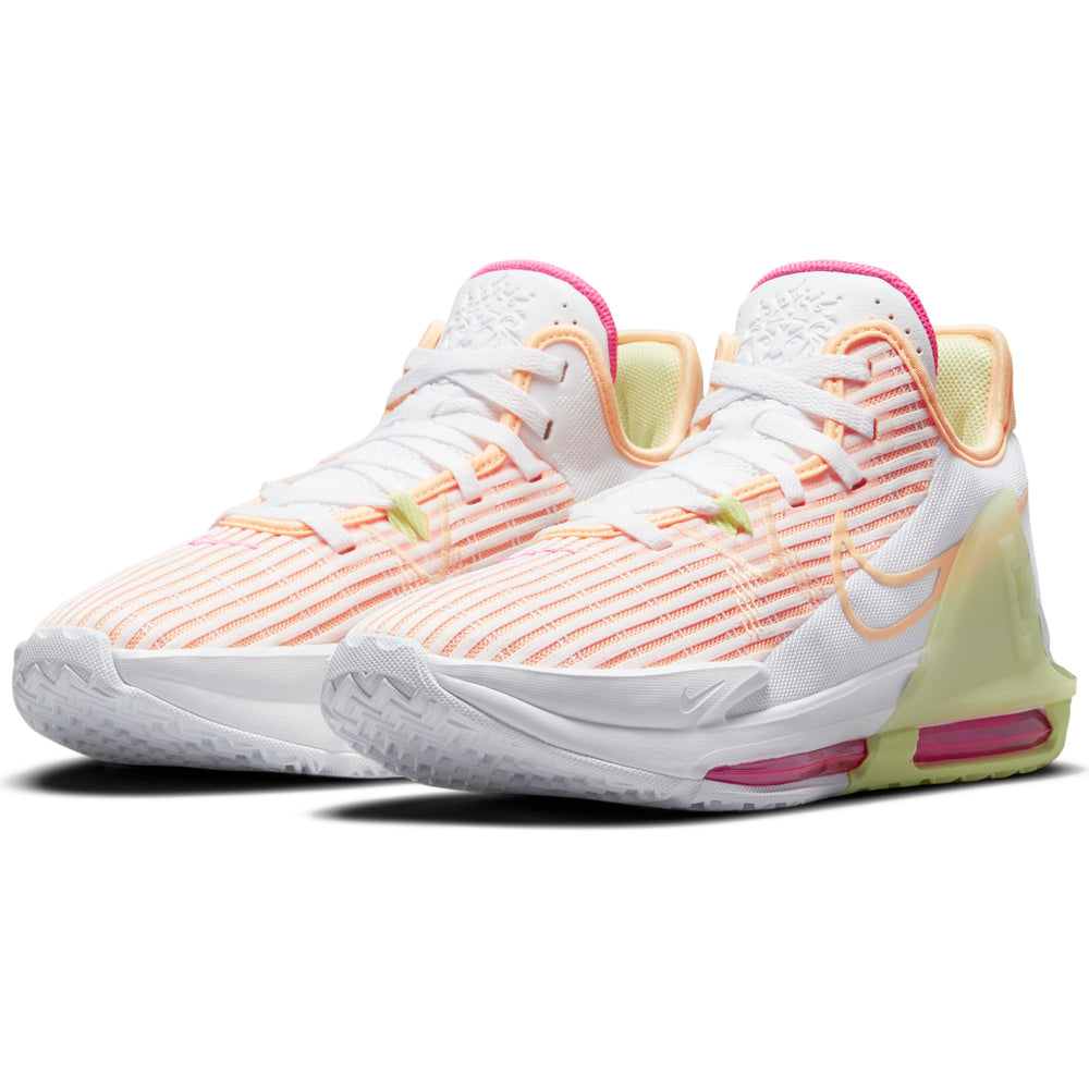 Nike Lebron Witness 6 Basketball Boot/Shoe - White/Light Lemon Twist/Melon Tint NK-CZ4052-101