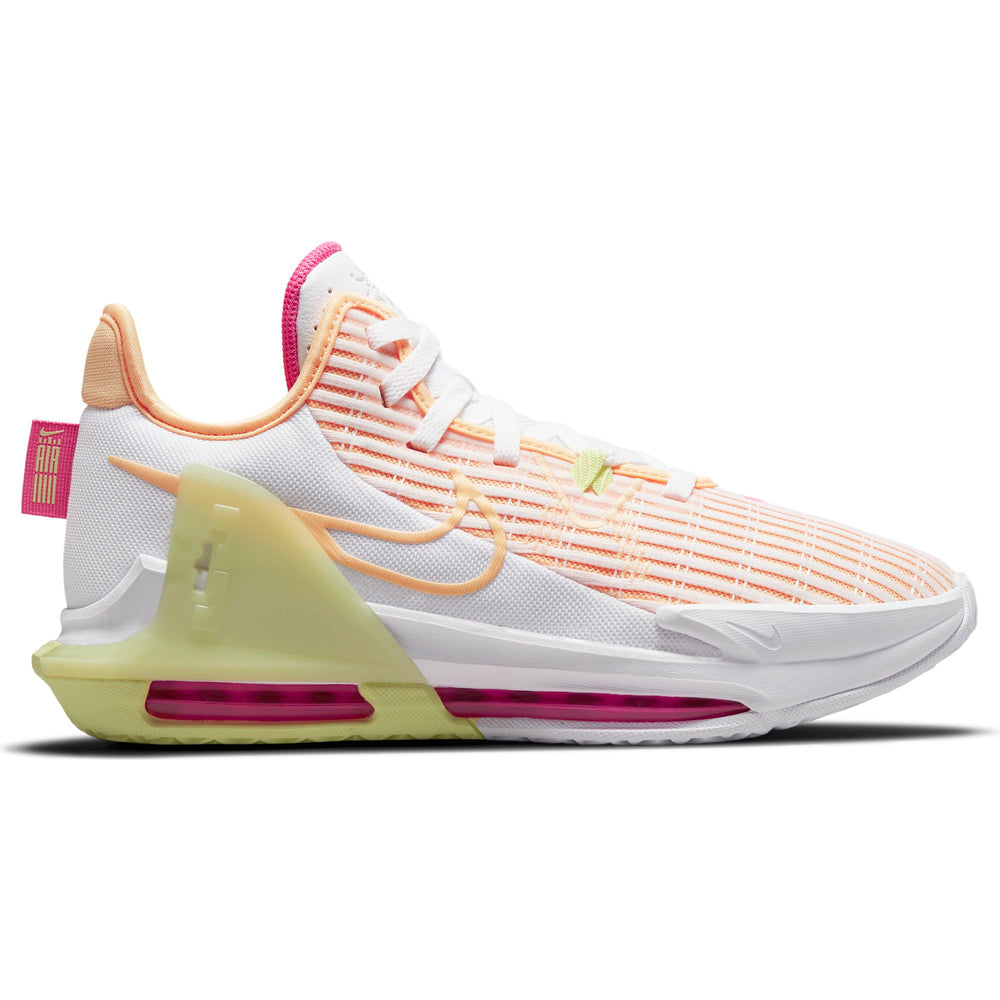 Nike Lebron Witness Basketball Boot/Shoe White/Light Lemon