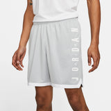 Nike Jordan Jumpman Graphic Knit Shorts - Light Smoke Grey/White