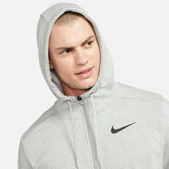 Nike Training Dri-fit Full-Zip Hoody - Dark Grey Heather/Black NK-CZ6376-063
