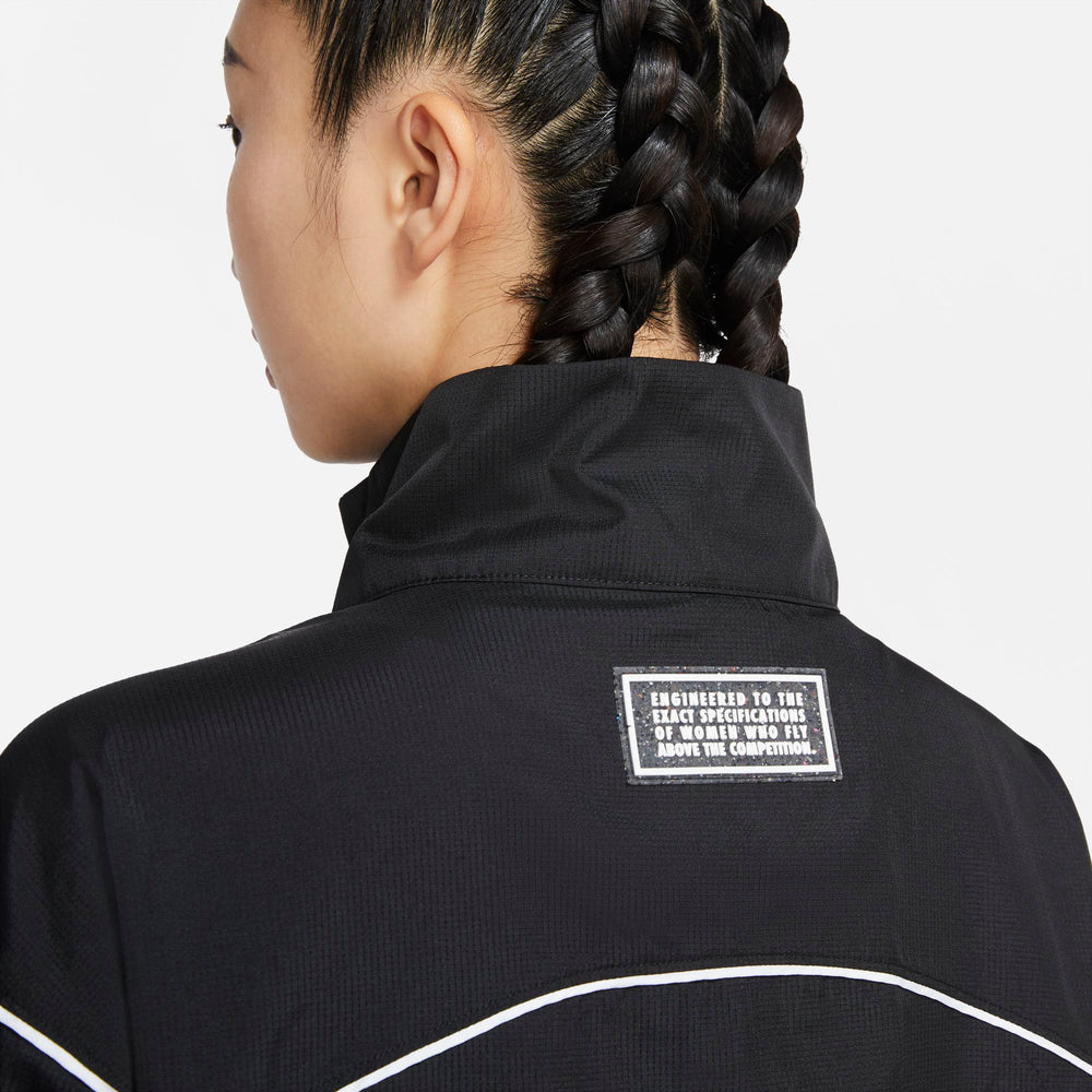 Nike Womens Basketball Swoosh Fly Jacket - Black/White NK-CZ6602-010