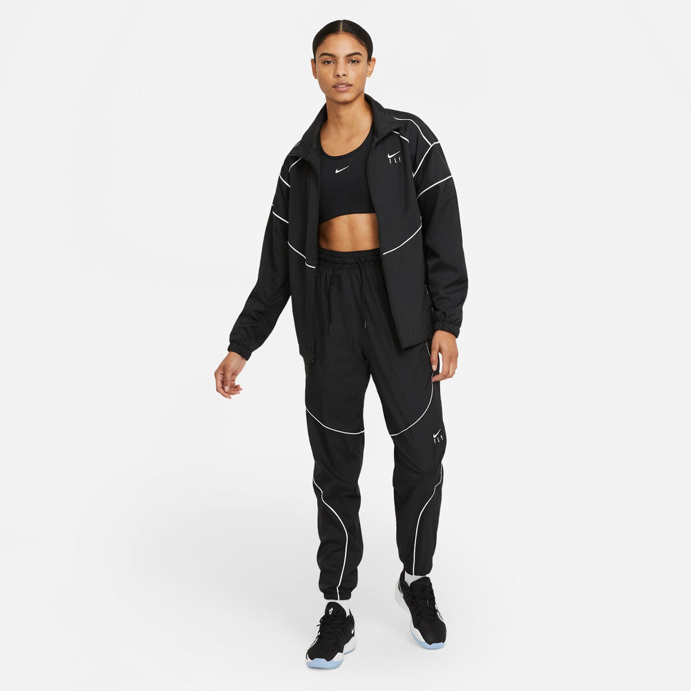 Nike Womens Basketball Swoosh Fly Jacket - Black/White NK-CZ6602-010