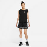 Nike Womens Basketball Standard Issue "Queen Of Courts" Top - Black NK-CZ7221-010