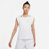 Nike Womens Basketball Standard Issue "Queen Of Courts" Top - Birch Heather NK-CZ7221-051