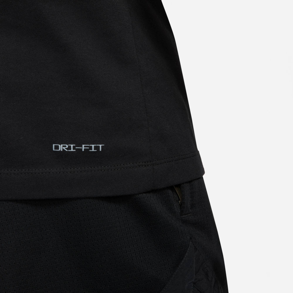 Nike Jordan Dri-Fit Air Graphic Tee - Black/Crimson Bliss/Turf Orange NK-CZ8087-010