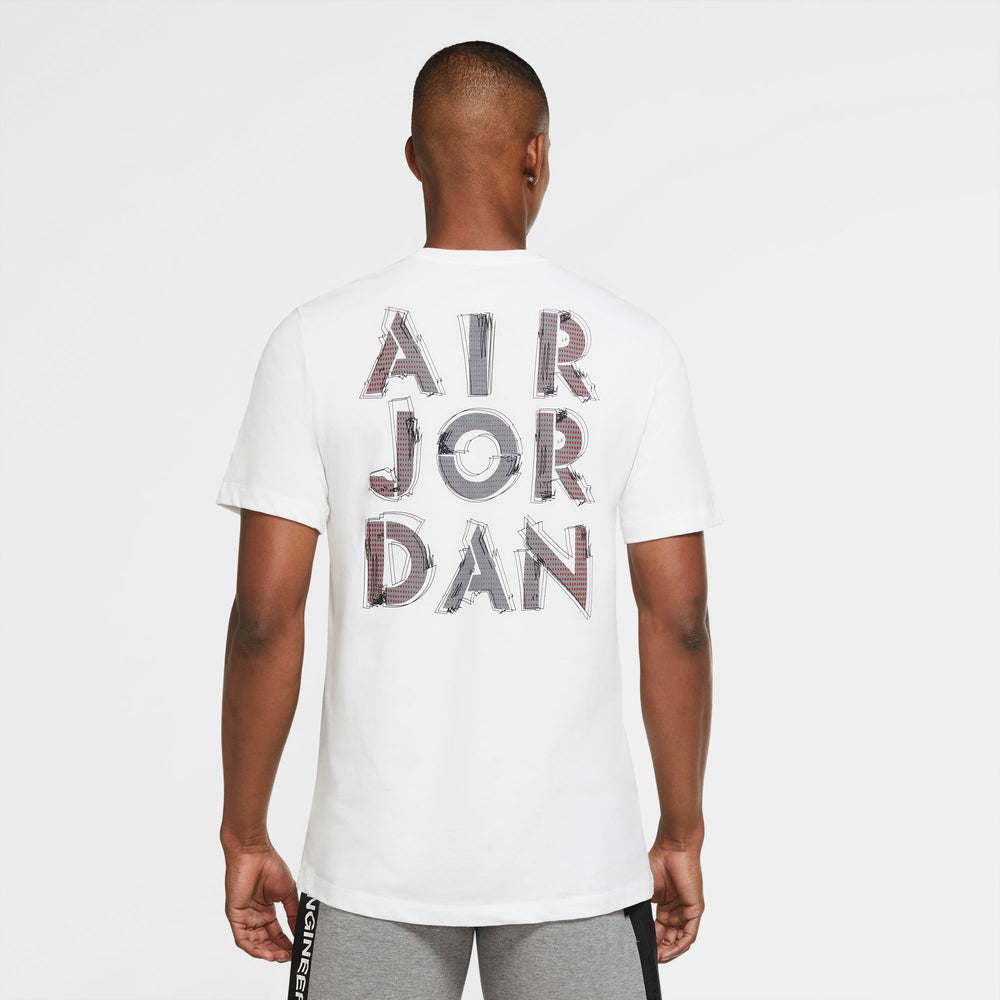 Nike Jordan Dri-Fit Air Graphic Tee - White/Smoke Grey/Black NK-CZ8087-100