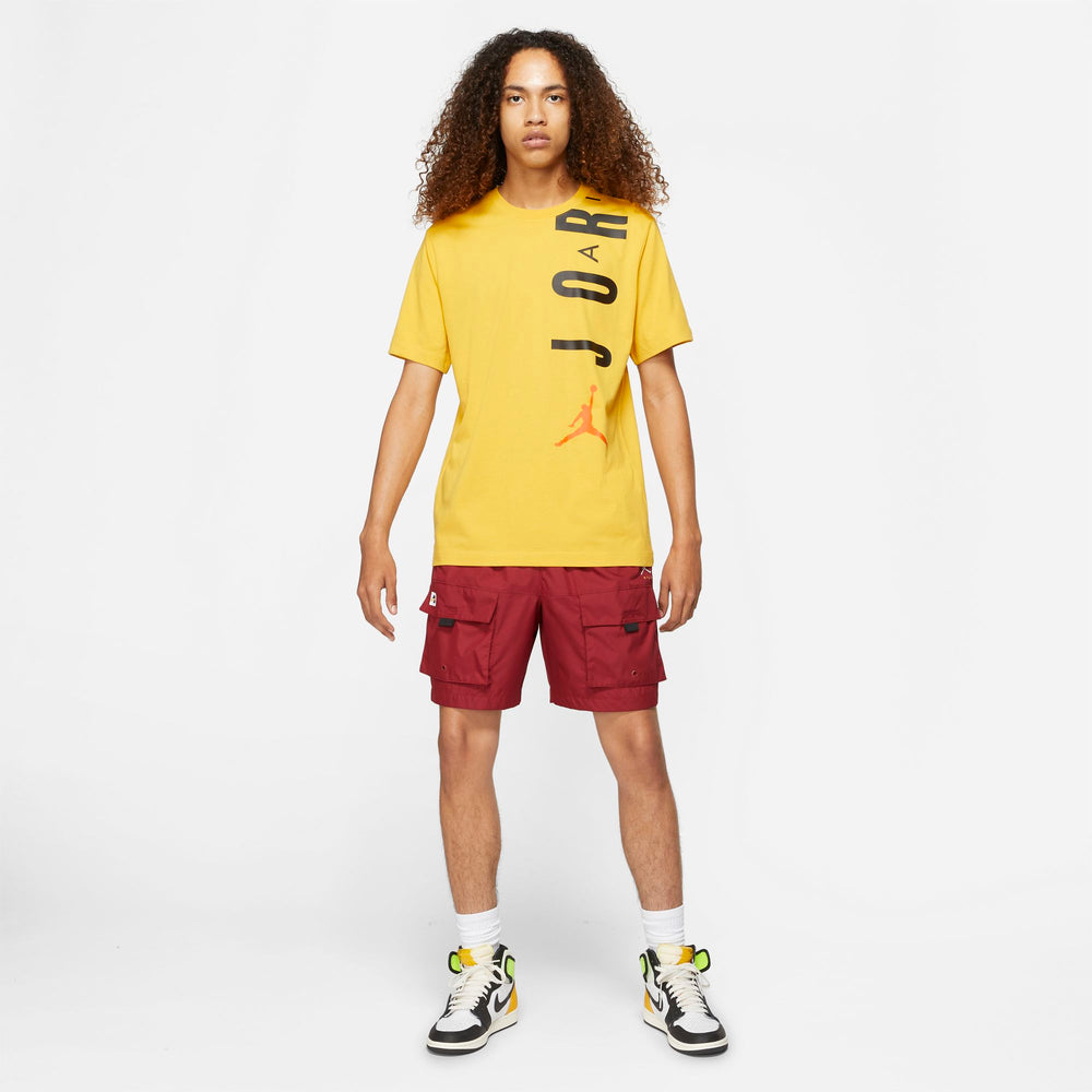 Nike Jordan Extended ""Air"" Graphic Tee - Pollen/Black/Orange NK-CZ8402-781