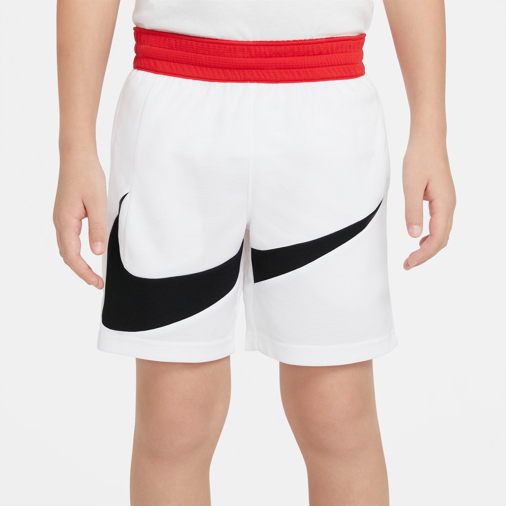 Nike Kids Basketball Dri-fit Shorts - White/University Red/Black NK-DA0161-100