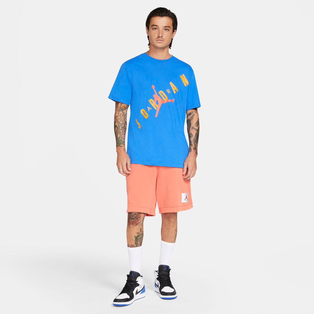 Nike Jordan HBR Short-Sleeved Tee - Signal Blue/University Gold/Turf Orange NK-DA1894-403