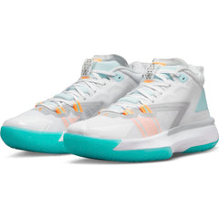 Nike Jordan Zion Zion 1 Basketball Boot/Shoe - White/Black/Laser Orange/Dynamic Turq