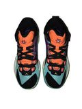 Nike Kids Jordan Zion 1 Basketball Boot/Shoe - Cone/Black/Hyper Jade/Persian Violet