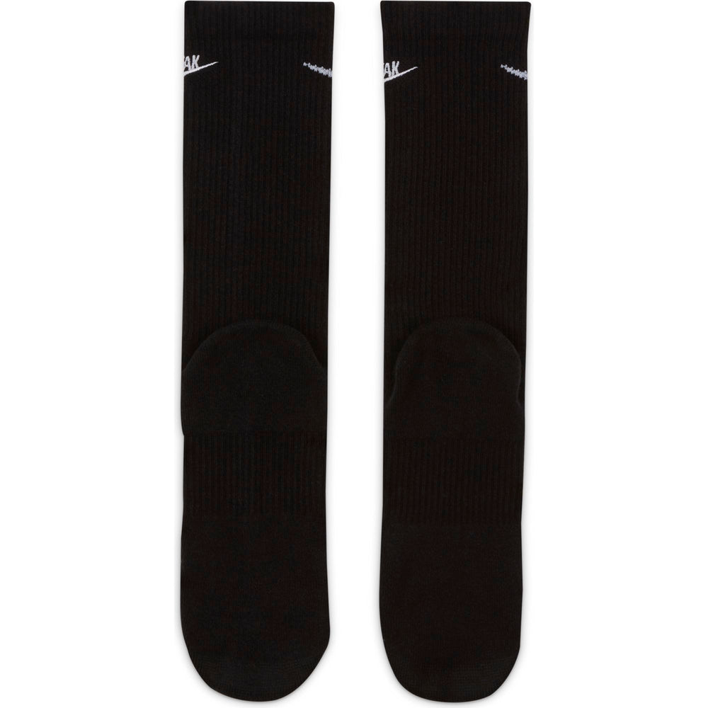 Nike Giannis Basketball Everyday Plus Cushioned Crew Socks (1 Pair) - Black/White NK-DA5065-010