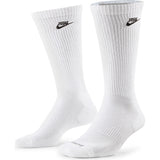 Nike Giannis Basketball Everyday Plus Cushioned Crew Socks (1 Pair) - White/Pure Platinum/Black