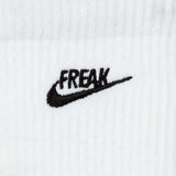 Nike Giannis Basketball Everyday Plus Cushioned Crew Socks (1 Pair) - White/Pure Platinum/Black NK-DA5065-100