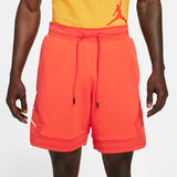 Nike Jordan Essential Fleece Diamond Shorts - Orange/White