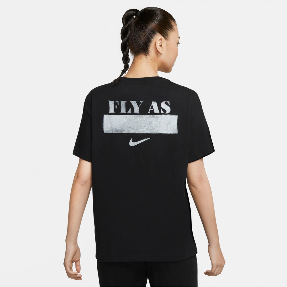 Nike Womens Basketball Fly As A ___ Tee - Black NK-DB6192-010