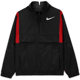 Nike Kids Basketball Crossover Jacket - Black/University Red/White NK-DB6619-010