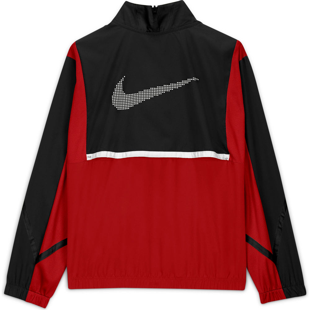 Nike Kids Basketball Crossover Jacket - Black/University Red/White NK-DB6619-010