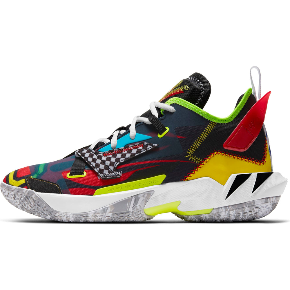 Nike Jordan Basketball Why Not Zer0.4 - Black/University Red/Volt/Opti Yellow NK-DD4889-006