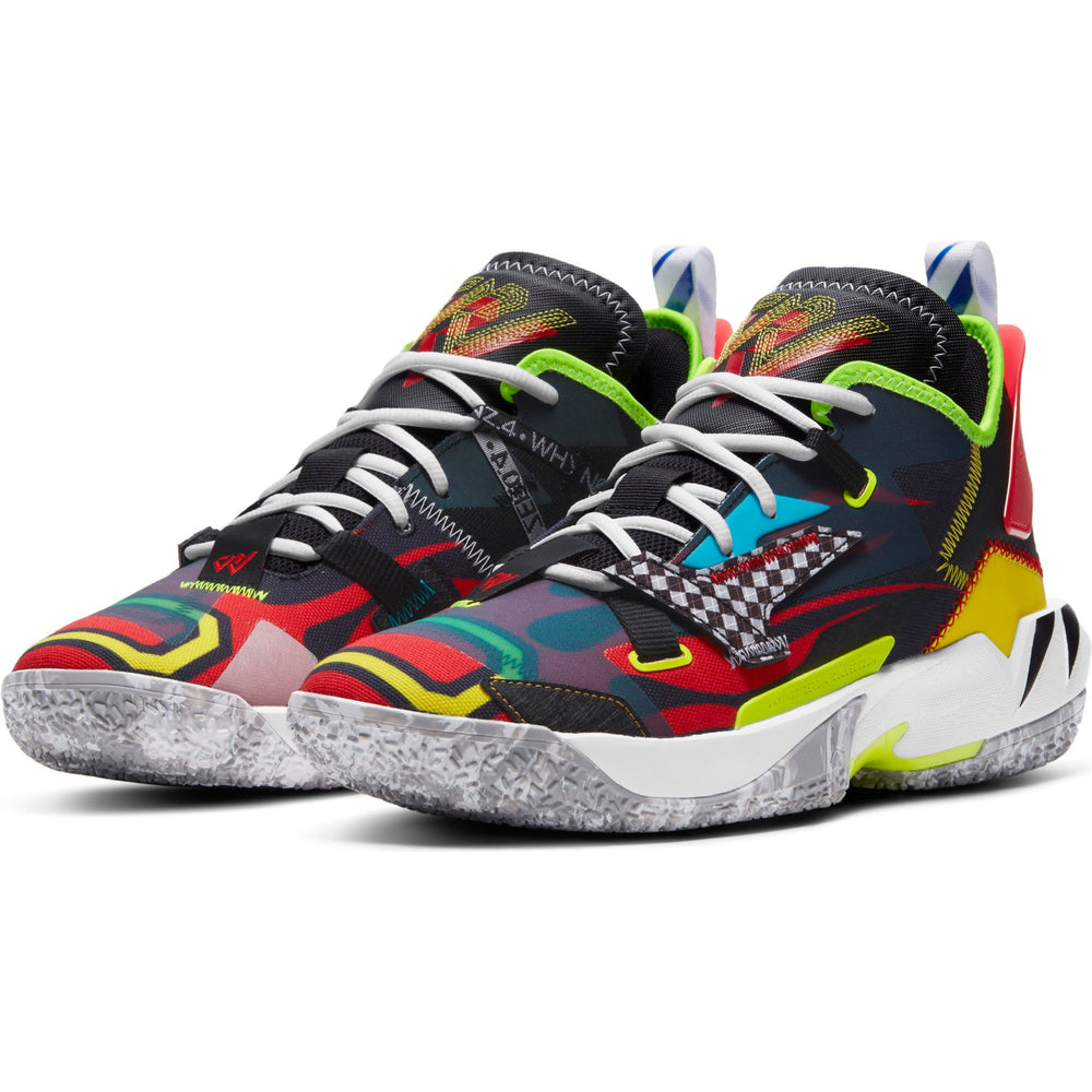 Nike Jordan Basketball Why Not Zer0.4 - Black/University Red/Volt/Opti Yellow NK-DD4889-006