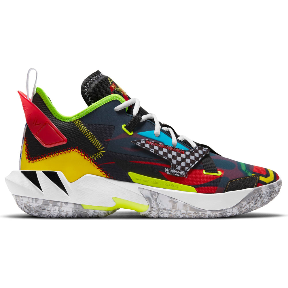 Nike Jordan Basketball Why Not Zer0.4 - Black/University Red/Volt/Opti Yellow NK-DD4889-006