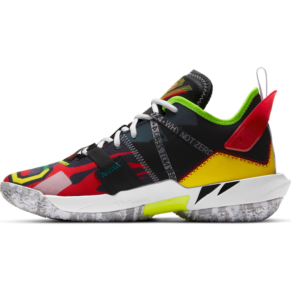 Nike Jordan Basketball Why Not Zer0.4 - Black/University Red/Volt/Opti Yellow NK-DD4889-006