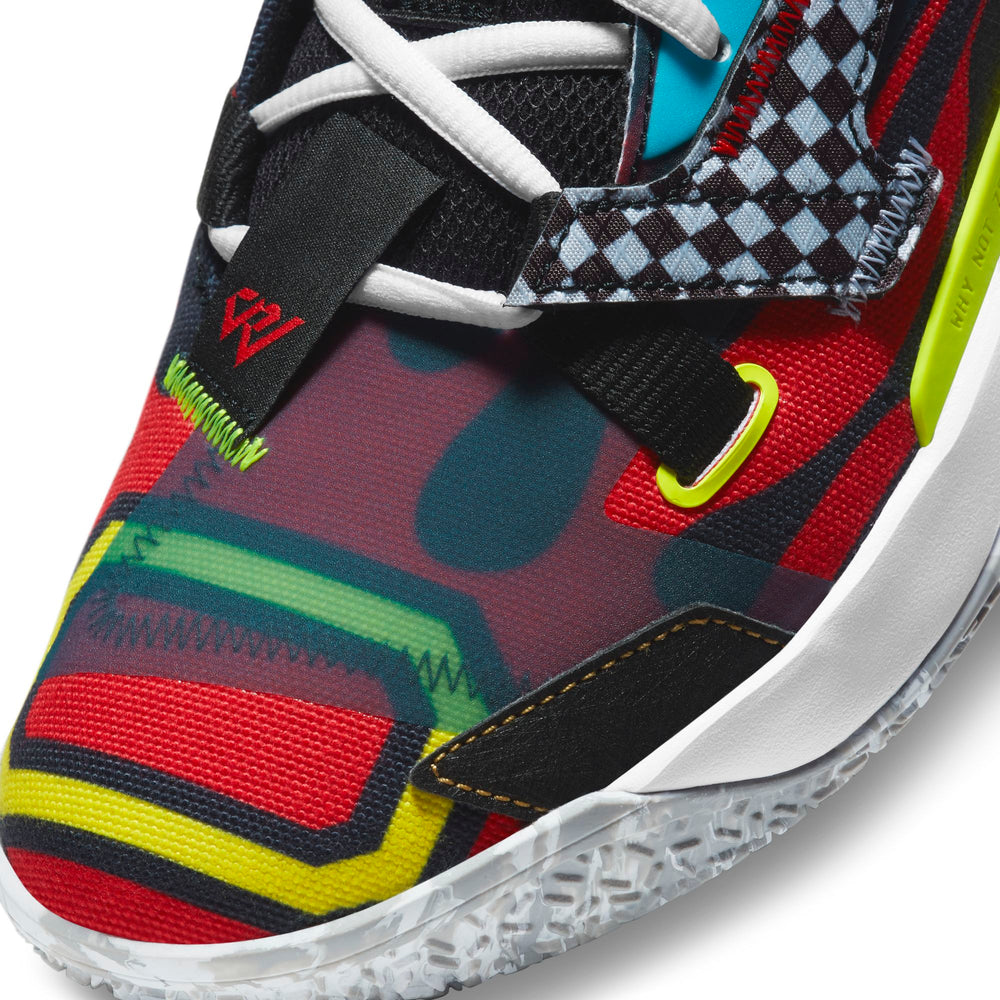 Nike Jordan Basketball Why Not Zer0.4 - Black/University Red/Volt/Opti Yellow NK-DD4889-006