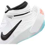 Nike Kids Team Hustle D 10 Flyease Basketball Boot/Shoe - White/Black/Photon Dust/Magic Ember NK-DD7303-102