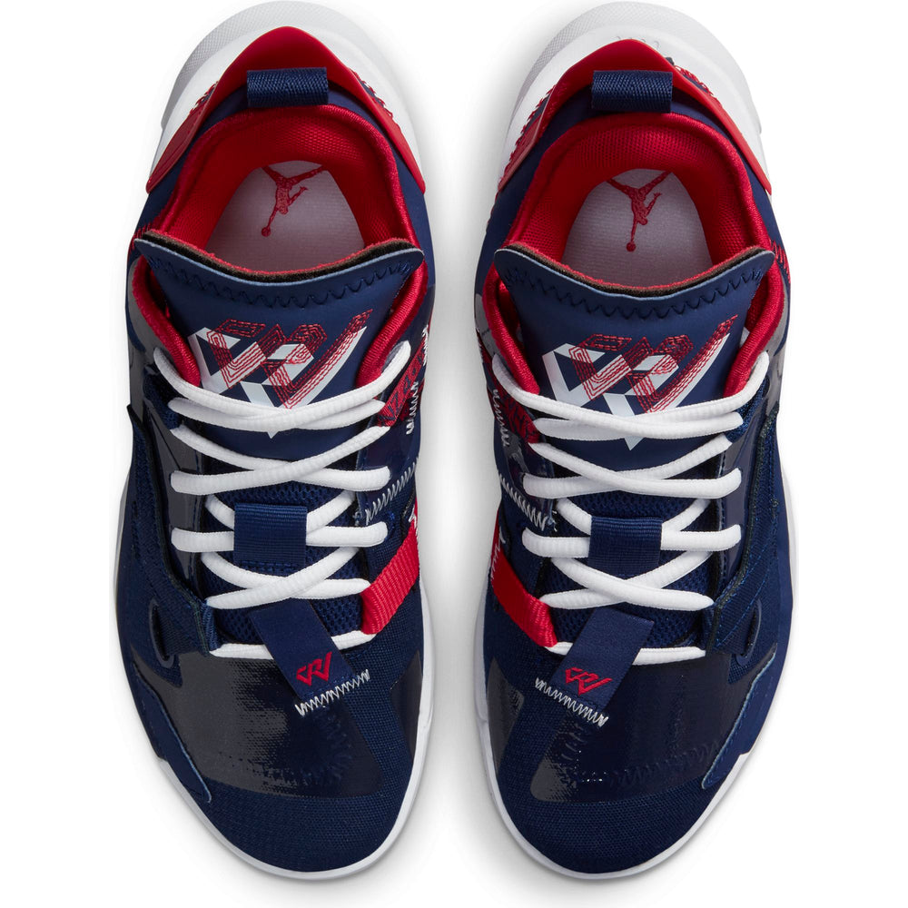 Nike Kids Jordan Westbrook "Why Not?" Zer0.4 Basketball Shoe/Boot - Blue Void/White/University Red NK-DD9659-400