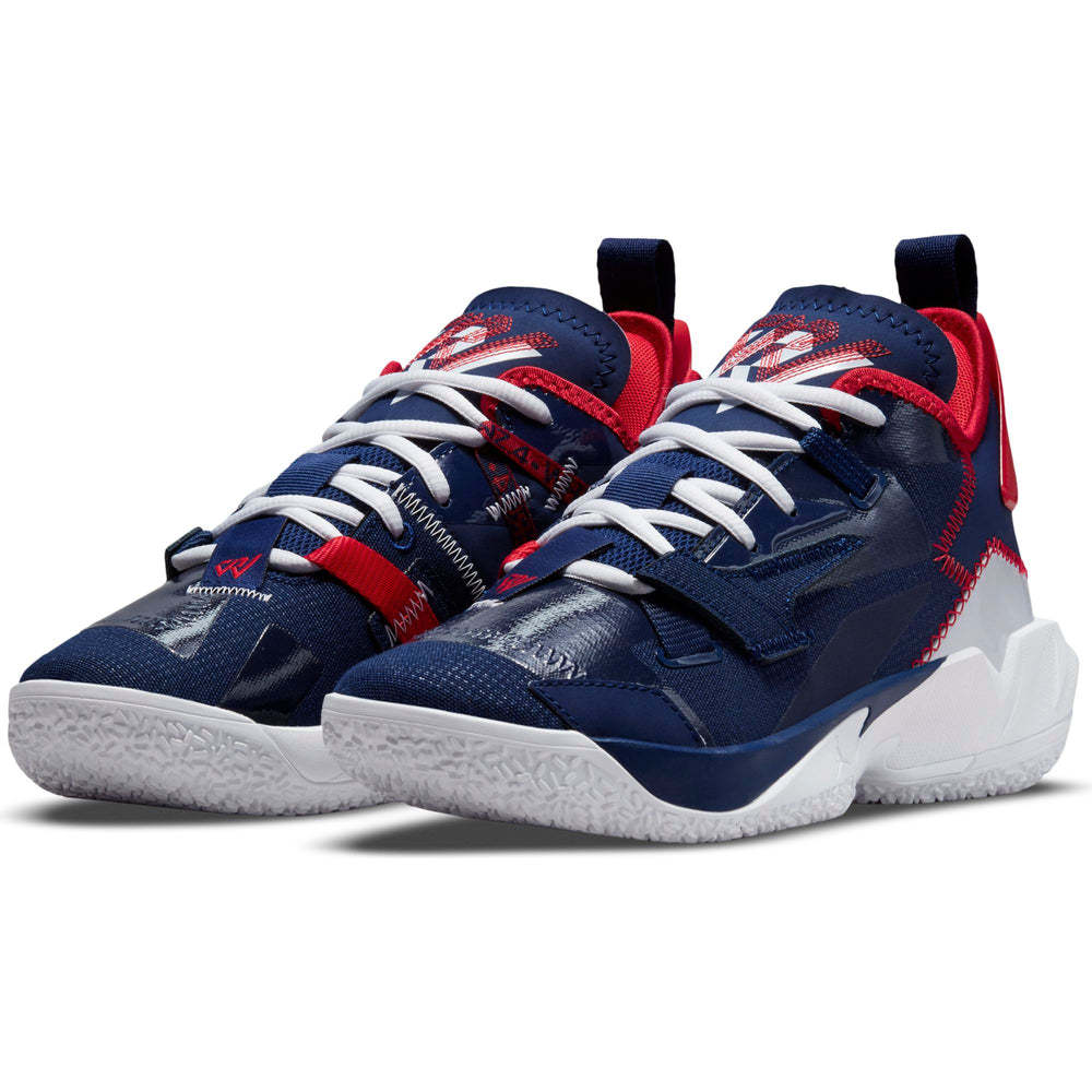 Nike Kids Jordan Westbrook "Why Not?" Zer0.4 Basketball Shoe/Boot - Blue Void/White/University Red NK-DD9659-400