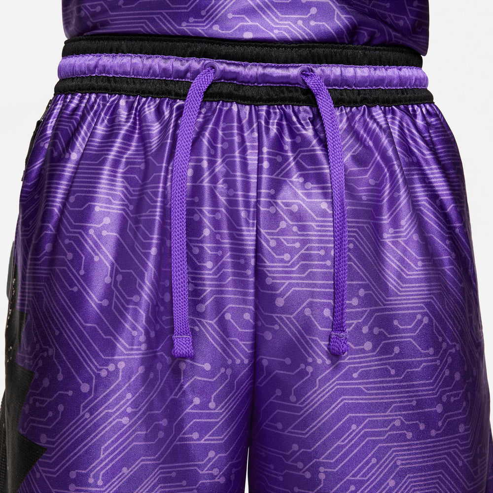 Nike Lebron X Space Jam: A New Legacy "Goon Squad" Basketball Shorts - Hyper Grape/Black/Wolf Grey NK-DJ3875-560