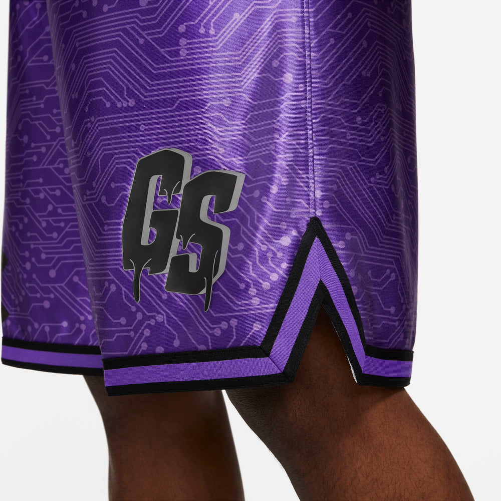 Nike Lebron X Space Jam: A New Legacy "Goon Squad" Basketball Shorts - Hyper Grape/Black/Wolf Grey NK-DJ3875-560