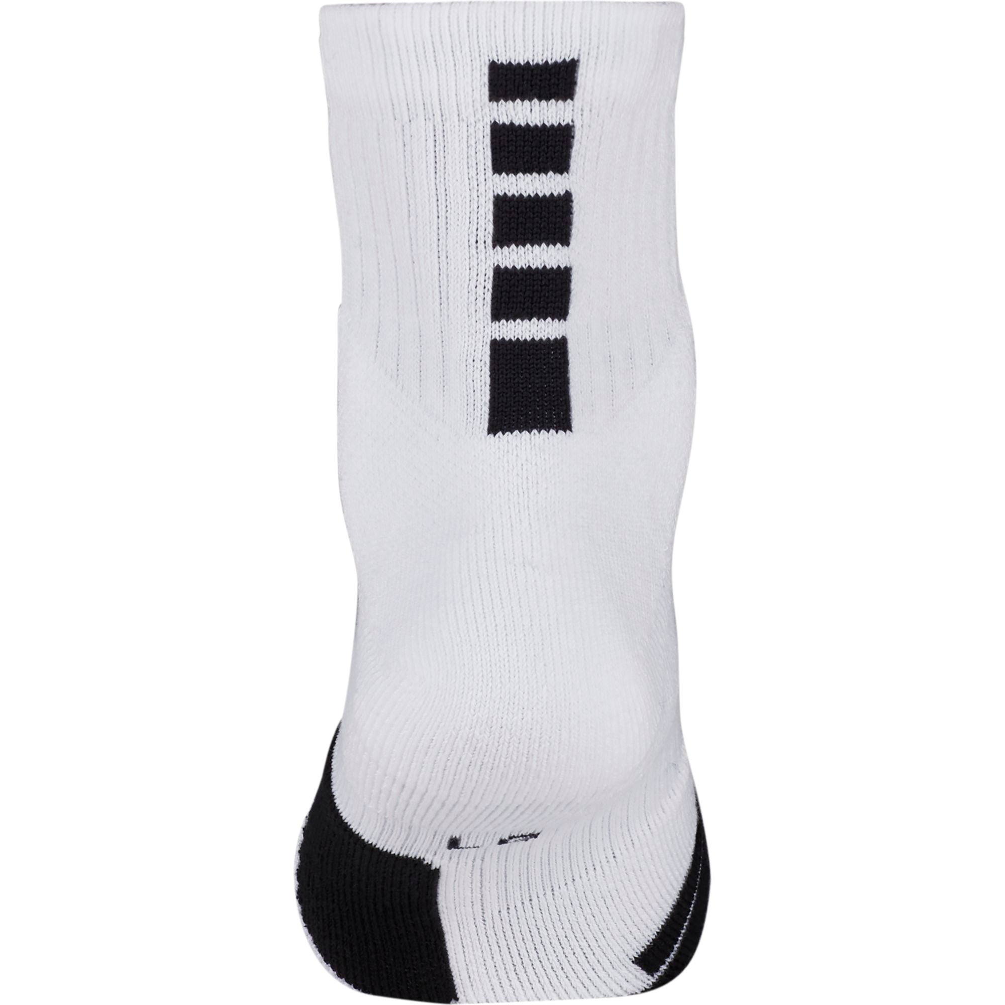 Nike Basketball Elite Mid Quarter Socks (1 Pair) - White/Black NK-SX7625-100