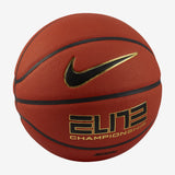 Nike Elite Championship 8 Panel Basketball 2.0 - Amber/Metallic Gold/Black - Size 7 (Mens)