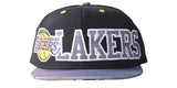 Adidas NBA LA Lakers Flat Peak Cap - Bleck/White/Collegiate Gold