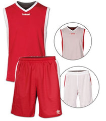 Luanvi Unisex Team Reversible Kit - Red/White LU-05125-05126-1084