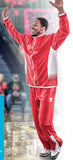 Luanvi Mens Quebec Basketball Warm-up Suit - Red