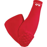McDavid HexPad Power Shooter Basketball Arm Sleeve - Scarlet Red
