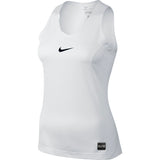 Nike Womens Elite Sleeveless Basketball Top - White/Black