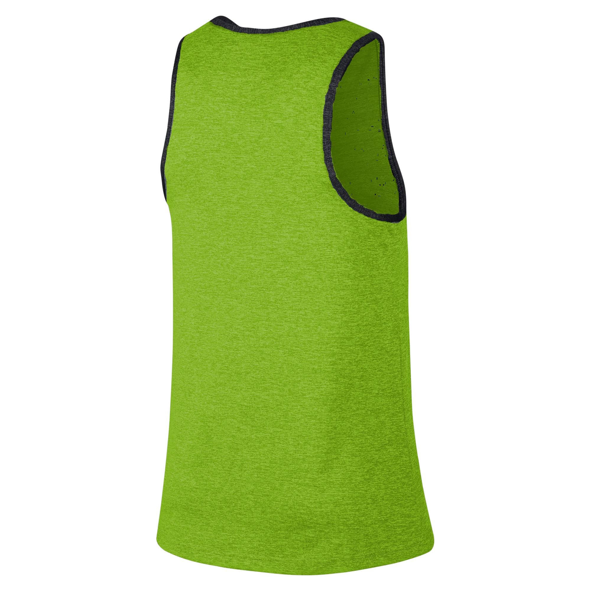 Nike Basketball Hyper Elite Knit Basketball Sleeveless Top - Action Green/Green Spark/Metallic Silver
