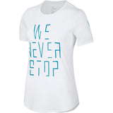 Nike Womens Basketball Dry "We Never Stop" Tee - NK-857913-100