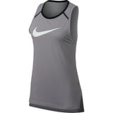 Nike Womens Basketball Breathe Elite Top - Atmosphere Grey/Black/White