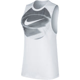 Nike Womens Basketball Dry Tank - White