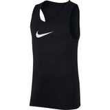 Nike Basketball Dry Fit Drop-Tail Top - Black/White