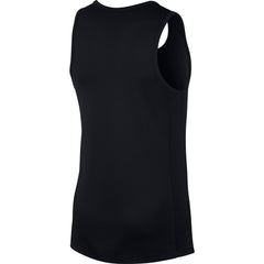 Nike Basketball Dry Fit Drop-Tail Top - Black/White