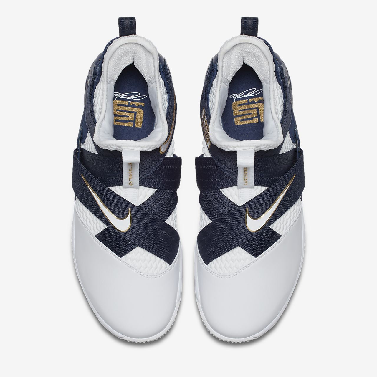 Zoom lebron soldier 12 basketball shoes white Clearance