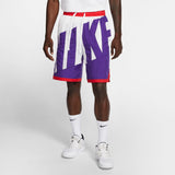 Nike Basketball Dri-fit Throwback Shorts - White/Court Purple
