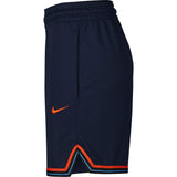 Nike Womens Basketball Authentic Trim Shorts - Obsidian/Team Orange